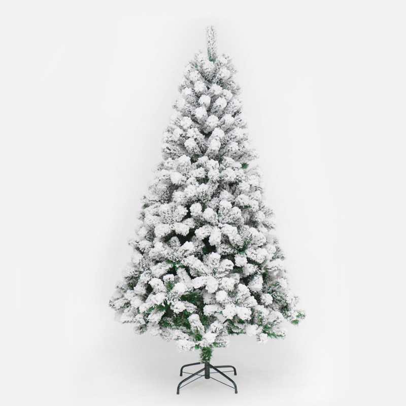SNOW PVC ROUND TIPS CHRISTMAS TREE